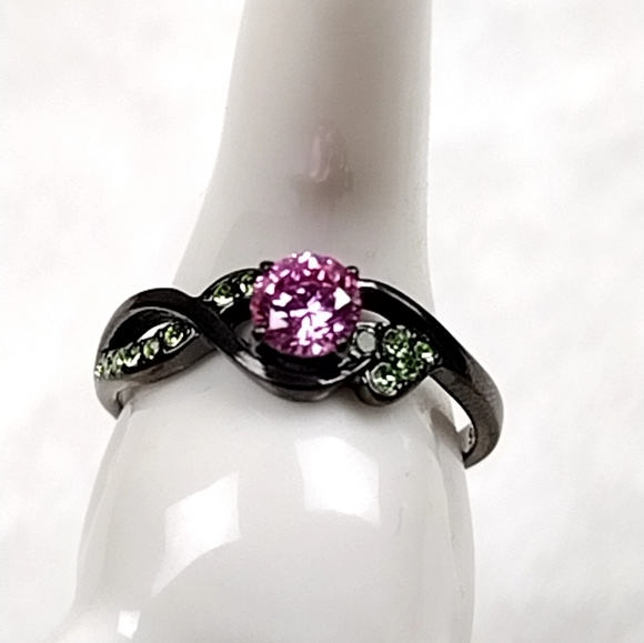 Stainless Steel Rose Vine Ring Hypoallergenic Jewelry - Picture 3 of 14